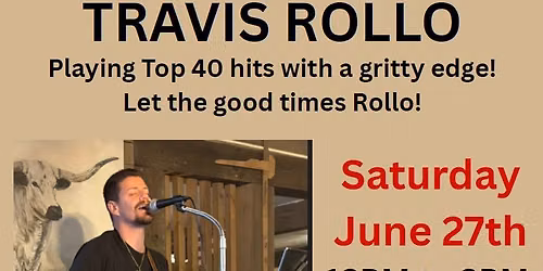 FREE Concert Featuring Travis Rollo