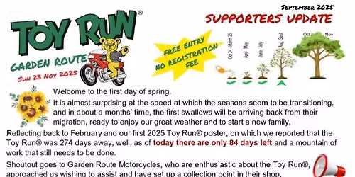 Toy Run Garden Route