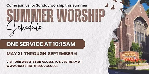 Summer Worship at Holy Spirit