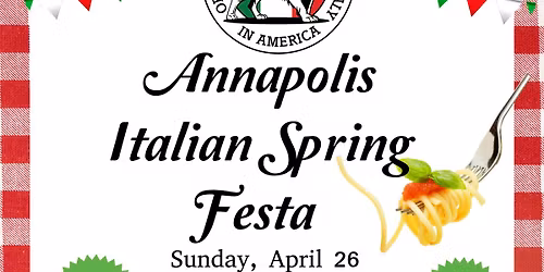 Annapolis Spring Italian Festa