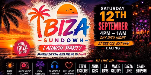 IBIZA SUNDOWN LAUNCH PARTY