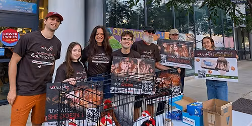 Mariano's Protest: Stop Caging Mother Hens