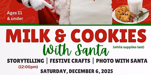 Milk & Cookies with Santa