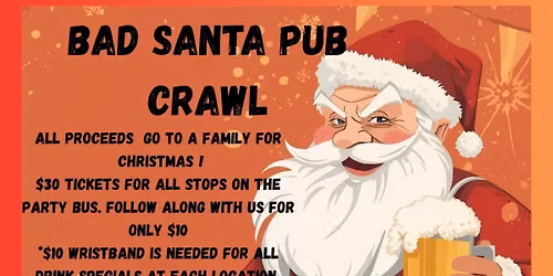 Bad Santa Pub Crawl