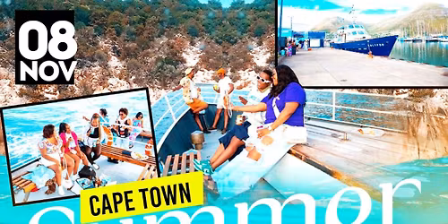 Cape Town Summer Boat Party Vibes