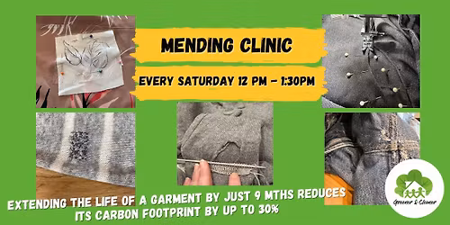 Weekly Mending Clinic