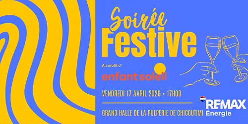 Soir\u00e9e Festive au profit d'Enfants Soleil 
