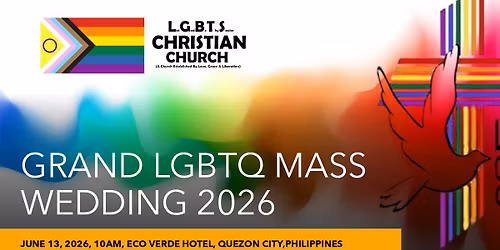 2026 GRAND LGBTQ MASS WEDDING OF THE LET GOD BE THY SAVIOR CHRISTIAN CHURCH 