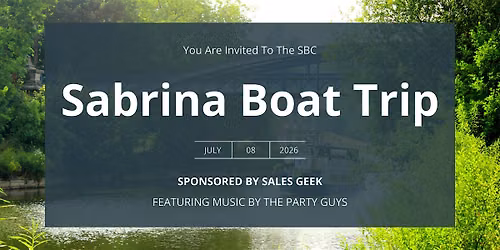 Networking on the Sabrina Boat Trip