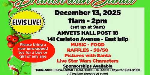 Bayshore\/ Islip Kiwanis Breakfast With Santa VETERANS FREE