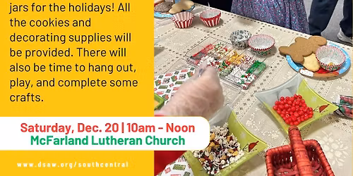 Holiday Cookie Decorating & Fun! 