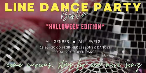 Berlin Line Dance Party - Halloween Edition