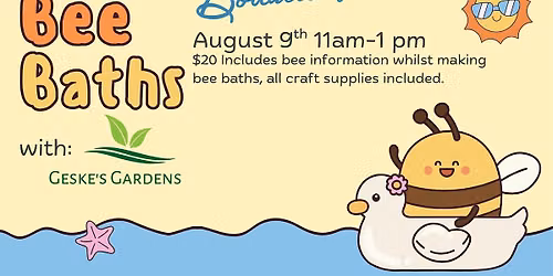 Kid's Bee Bath Workshop