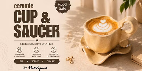 Ceramic Cup and Saucer Workshop