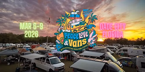 Peace Love & Vans - Florida 2026 - Florida's Largest Van Gathering