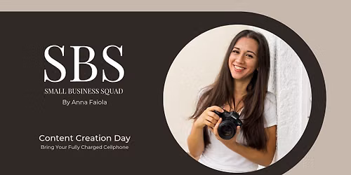Content Creation Day - Open To Women Entrepreneurs