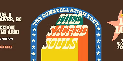 Thee Sacred Souls Toronto Tickets