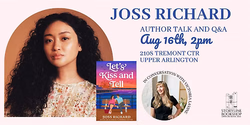 Storyline Presents: Author Talk and Signing with Joss Richard
