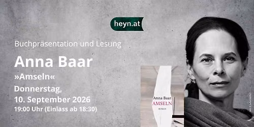 Buchpräsentation & Lesung mit ANNA BAAR