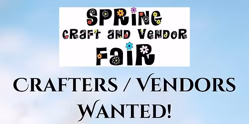 SPRiNG CRaFt AND VeNDOR FaiR
