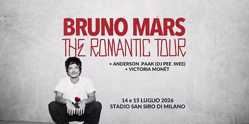 Bus per Bruno Mars at Stadio San Siro (Milano)