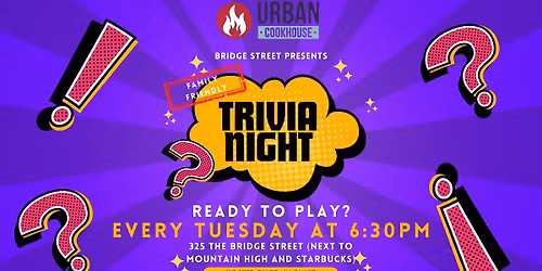 Tuesday Trivia Nights!