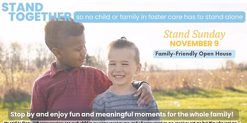 Stand Sunday Open House