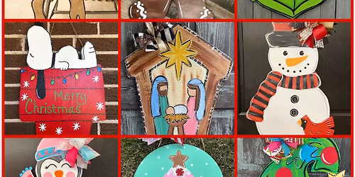 Christmas Door Hanger Workshop: You Pick!!