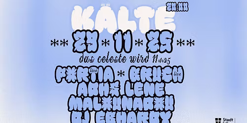 KÄLTE 🧊 das celeste wird 1️⃣1️⃣ + 1 + 25!