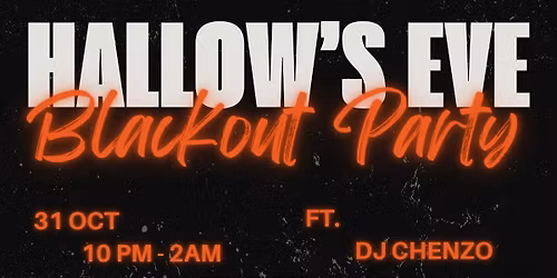 Halloween Blackout Party