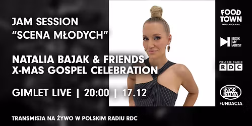 Jam Session "Scena M\u0142odych" - transmisja na \u017cywo w radiu RDC | Gimlet Live Fabryka Norblina | 17.12.