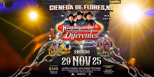 LOS HUAPANGUEROS DIFERENTES, TRIO REAL & MAS