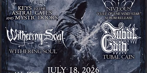 NIVEOUS "CULT OF THE VOID STAR" ALBUM RELEASE SHOW @ X-RAY ARCADE