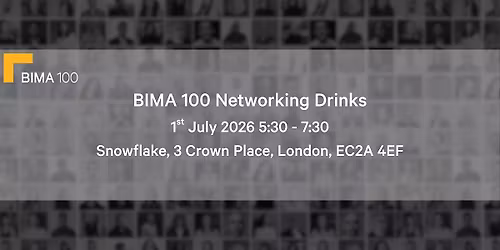 BIMA 100 Networking Drinks