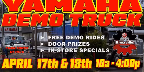Yamaha Demo Truck Event