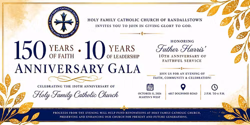 Holy Family Gala at Martin's West