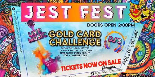 Jest Fest \u2013 Saturday 30th May