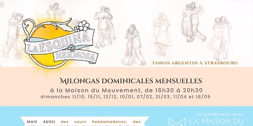 Milonga dominicale mensuelle