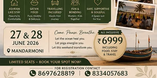 \ud83c\udf3f\u2728 HOLISTIC YOGA RETREAT 2026 \u2728\ud83c\udf3f A Soulful Escape by the Sea \ud83c\udf0a