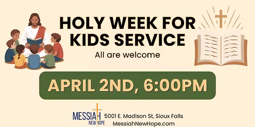 Holy Week for Kids Service