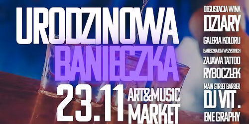 URODZINOWA BANIECZKA | ART&MUSIC MARKET