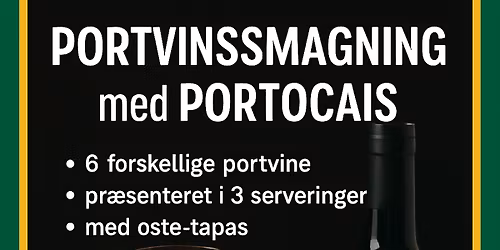 \u2728Portvinssmagning med PortoCais med oste tapas\u2728