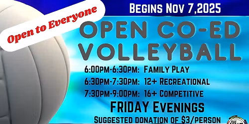 Friday Night Co-ed Volleyball