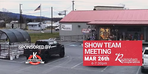 Show Team Meeting - Sponsored by Kalmbach