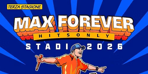 Gli Anni D'oro \u2022 Max Pezzali LIVE @Stadio Dall'Ara Bologna