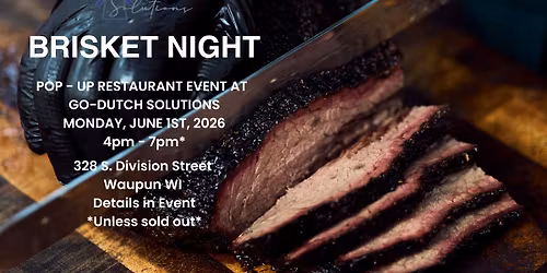 Brisket Night | Dine In or Take Out