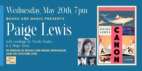 In-Store: Paige Lewis: Canon w\/ Nicole Sealey & J. Hope Stein