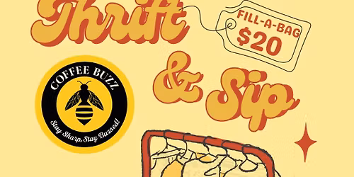 Thrift & Sip FILL-A-BAG Event in McAllen