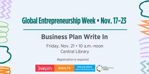 Global Entrepreneurship Week: Business Plan Write In