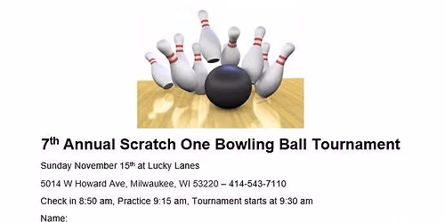 One Bowling Ball Tournament 2027